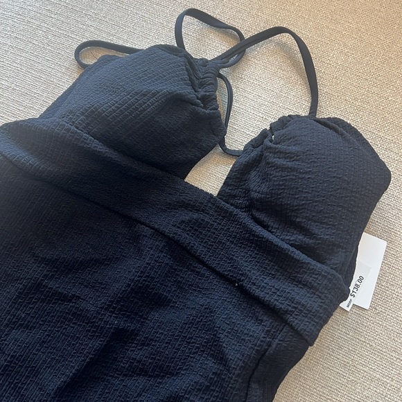 NWT black one piece swim suit - Picture 3 of 4